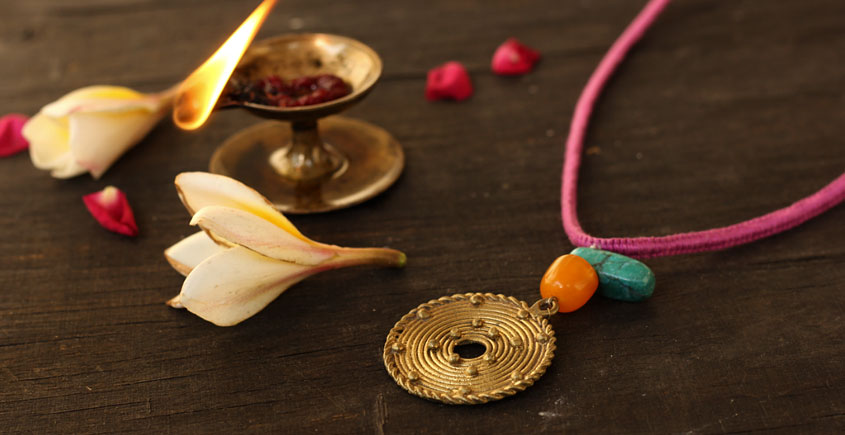 आराधना | Aradhana ✺ Brass Necklace { 9 }